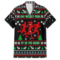 Running Oh What Fun Christmas Hawaiian Shirt Xmas Holiday Patterns - Wonder Print Shop