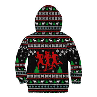 Running Oh What Fun Christmas Kid Hoodie Xmas Holiday Patterns - Wonder Print Shop
