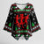 Running Oh What Fun Christmas Kimono Sleeve Blouse Xmas Holiday Patterns - Wonder Print Shop