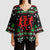 Running Oh What Fun Christmas Kimono Sleeve Blouse Xmas Holiday Patterns - Wonder Print Shop