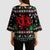 Running Oh What Fun Christmas Kimono Sleeve Blouse Xmas Holiday Patterns - Wonder Print Shop