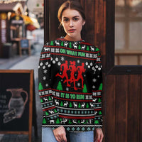 Running Oh What Fun Christmas Ugly Christmas Sweater Xmas Holiday Patterns - Wonder Print Shop