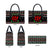 Running Oh What Fun Christmas Leather Bag Xmas Holiday Patterns - Wonder Print Shop