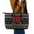 Running Oh What Fun Christmas Leather Tote Bag Xmas Holiday Patterns - Wonder Print Shop