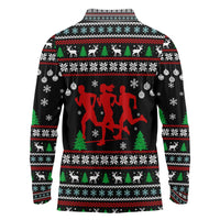 Running Oh What Fun Christmas Long Sleeve Polo Shirt Xmas Holiday Patterns - Wonder Print Shop