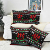 Running Oh What Fun Christmas Pillow Cover Xmas Holiday Patterns - Wonder Print Shop