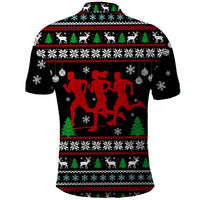 Running Oh What Fun Christmas Polo Shirt Xmas Holiday Patterns - Wonder Print Shop
