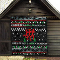 Running Oh What Fun Christmas Quilt Xmas Holiday Patterns - Wonder Print Shop