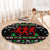 Running Oh What Fun Christmas Round Carpet Xmas Holiday Patterns - Wonder Print Shop