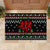 Running Oh What Fun Christmas Rubber Doormat Xmas Holiday Patterns - Wonder Print Shop