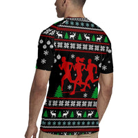 Running Oh What Fun Christmas Rugby Jersey Xmas Holiday Patterns - Wonder Print Shop
