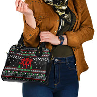 Running Oh What Fun Christmas Shoulder Handbag Xmas Holiday Patterns - Wonder Print Shop