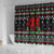 Running Oh What Fun Christmas Shower Curtain Xmas Holiday Patterns - Wonder Print Shop