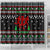 Running Oh What Fun Christmas Shower Curtain Xmas Holiday Patterns - Wonder Print Shop