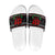 Running Oh What Fun Christmas Slide Sandals Xmas Holiday Patterns - Wonder Print Shop