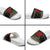 Running Oh What Fun Christmas Slide Sandals Xmas Holiday Patterns - Wonder Print Shop