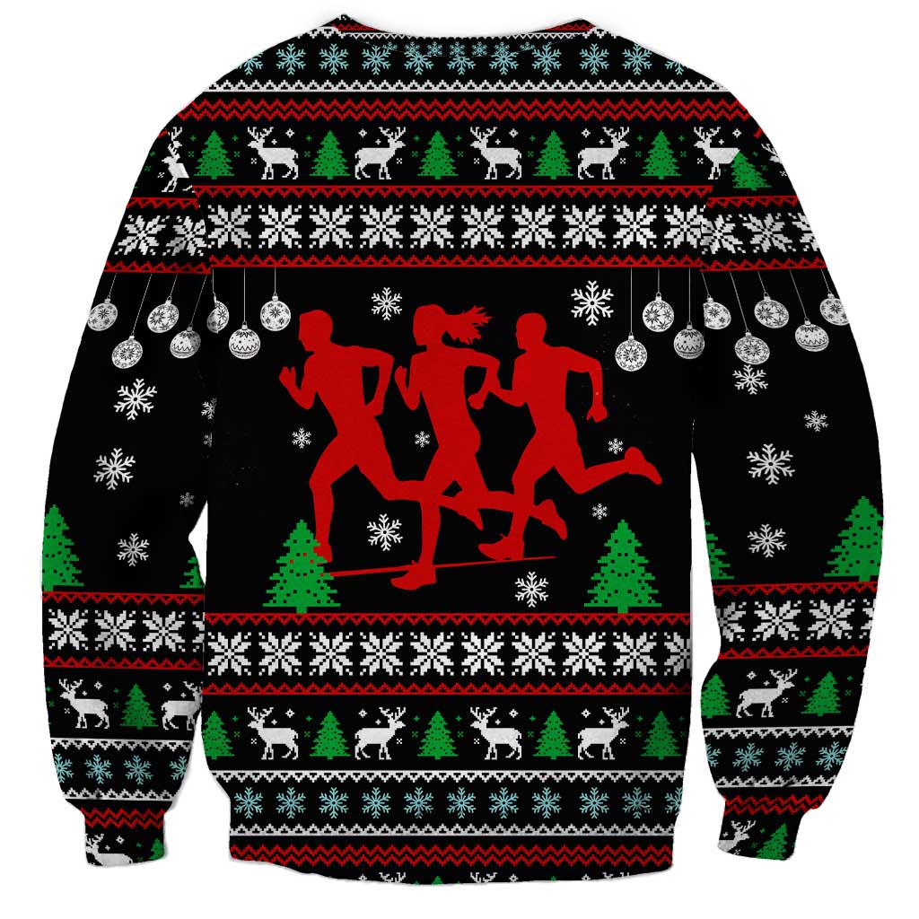 Running Oh What Fun Christmas Sweatshirt Xmas Holiday Patterns - Wonder Print Shop