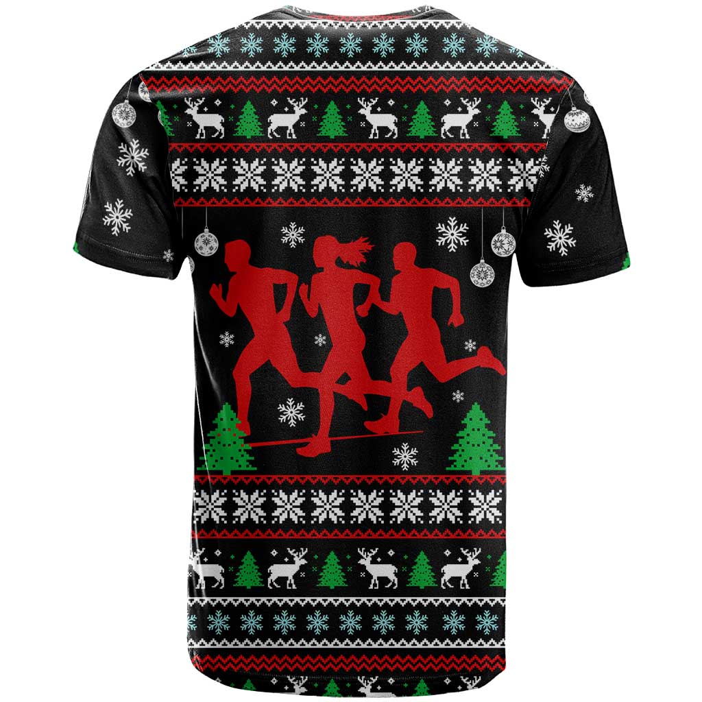 Running Oh What Fun Christmas T Shirt Xmas Holiday Patterns - Wonder Print Shop