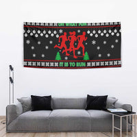 Running Oh What Fun Christmas Tapestry Xmas Holiday Patterns - Wonder Print Shop
