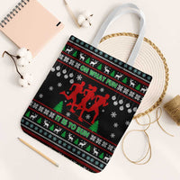 Running Oh What Fun Christmas Tote Bag Xmas Holiday Patterns - Wonder Print Shop