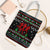 Running Oh What Fun Christmas Tote Bag Xmas Holiday Patterns - Wonder Print Shop