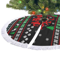 Running Oh What Fun Christmas Tree Skirt Xmas Holiday Patterns - Wonder Print Shop