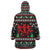 Running Oh What Fun Christmas Wearable Blanket Hoodie Xmas Holiday Patterns - Wonder Print Shop
