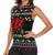 Running Oh What Fun Christmas Women Sleeveless Polo Shirt Xmas Holiday Patterns - Wonder Print Shop
