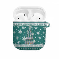 Sanitizer Merry Christmas AirPods Case Xmas Holiday Patterns - Wonder Print Shop