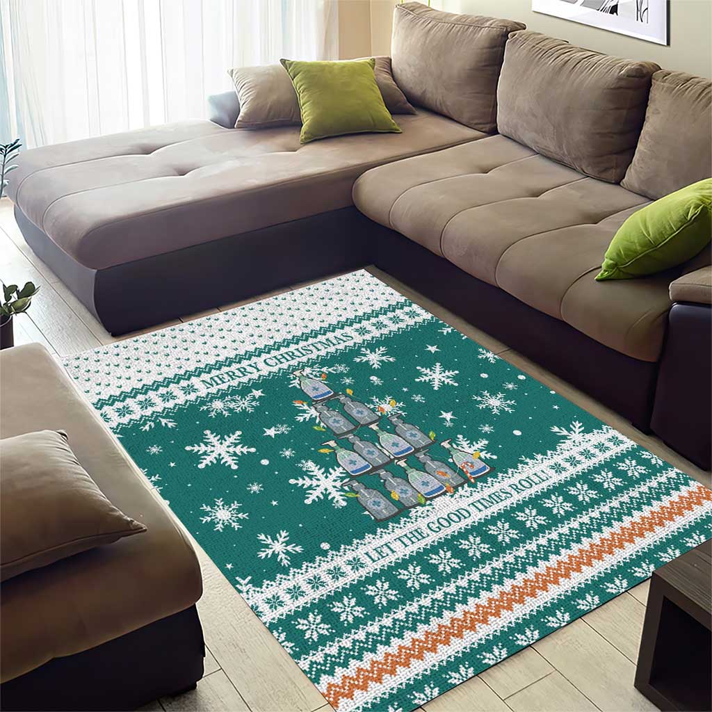Sanitizer Merry Christmas Area Rug Xmas Holiday Patterns - Wonder Print Shop