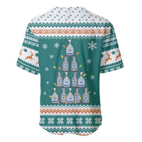 Sanitizer Merry Christmas Baseball Jersey Xmas Holiday Patterns - Wonder Print Shop
