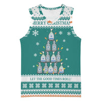 Sanitizer Merry Christmas Basketball Jersey Xmas Holiday Patterns - Wonder Print Shop