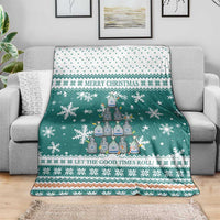 Sanitizer Merry Christmas Blanket Xmas Holiday Patterns - Wonder Print Shop