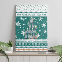 Sanitizer Merry Christmas Canvas Wall Art Xmas Holiday Patterns - Wonder Print Shop
