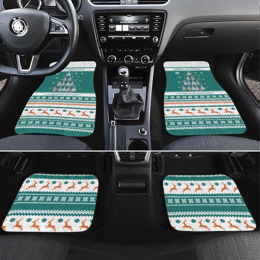 Sanitizer Merry Christmas Car Mats Xmas Holiday Patterns - Wonder Print Shop