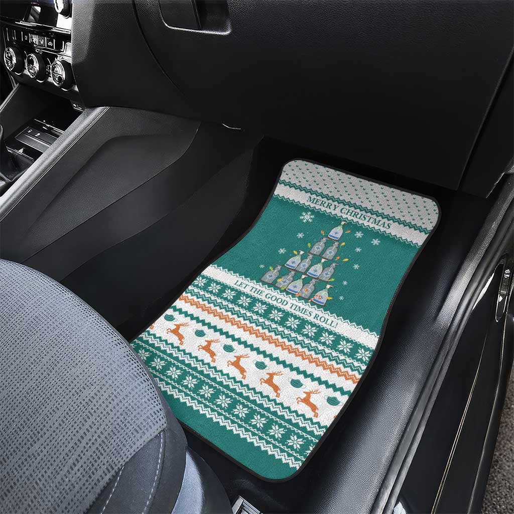Sanitizer Merry Christmas Car Mats Xmas Holiday Patterns - Wonder Print Shop