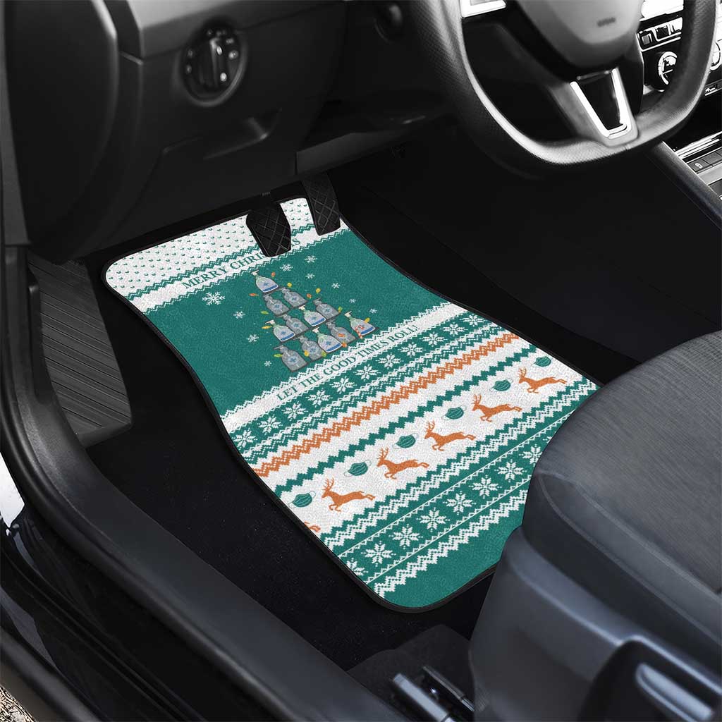Sanitizer Merry Christmas Car Mats Xmas Holiday Patterns - Wonder Print Shop