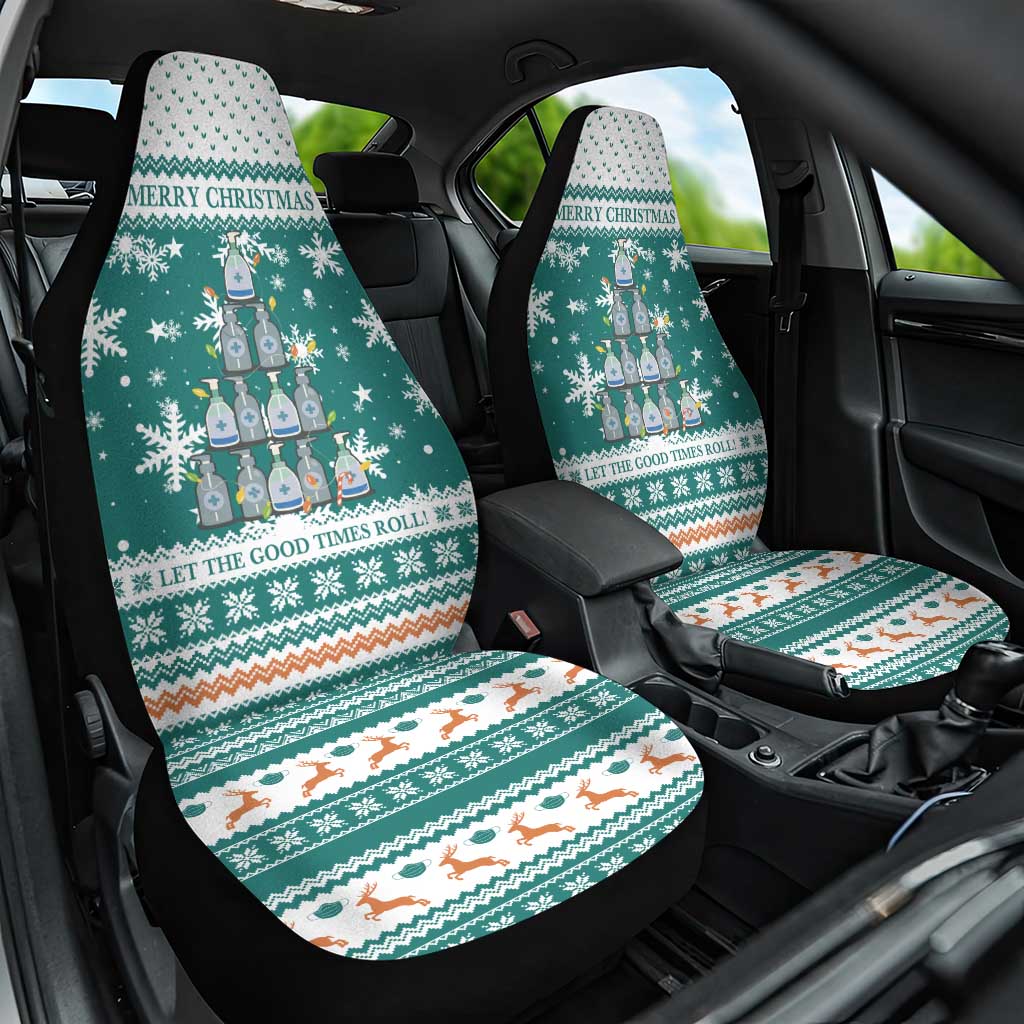 Sanitizer Merry Christmas Car Seat Cover Xmas Holiday Patterns - Wonder Print Shop