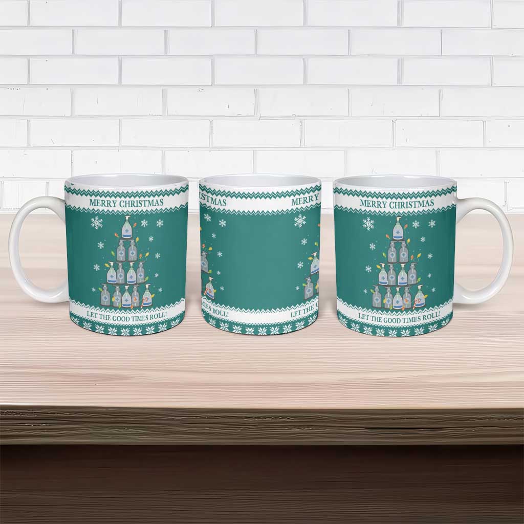 Sanitizer Merry Christmas Ceramic Mug Xmas Holiday Patterns - Wonder Print Shop