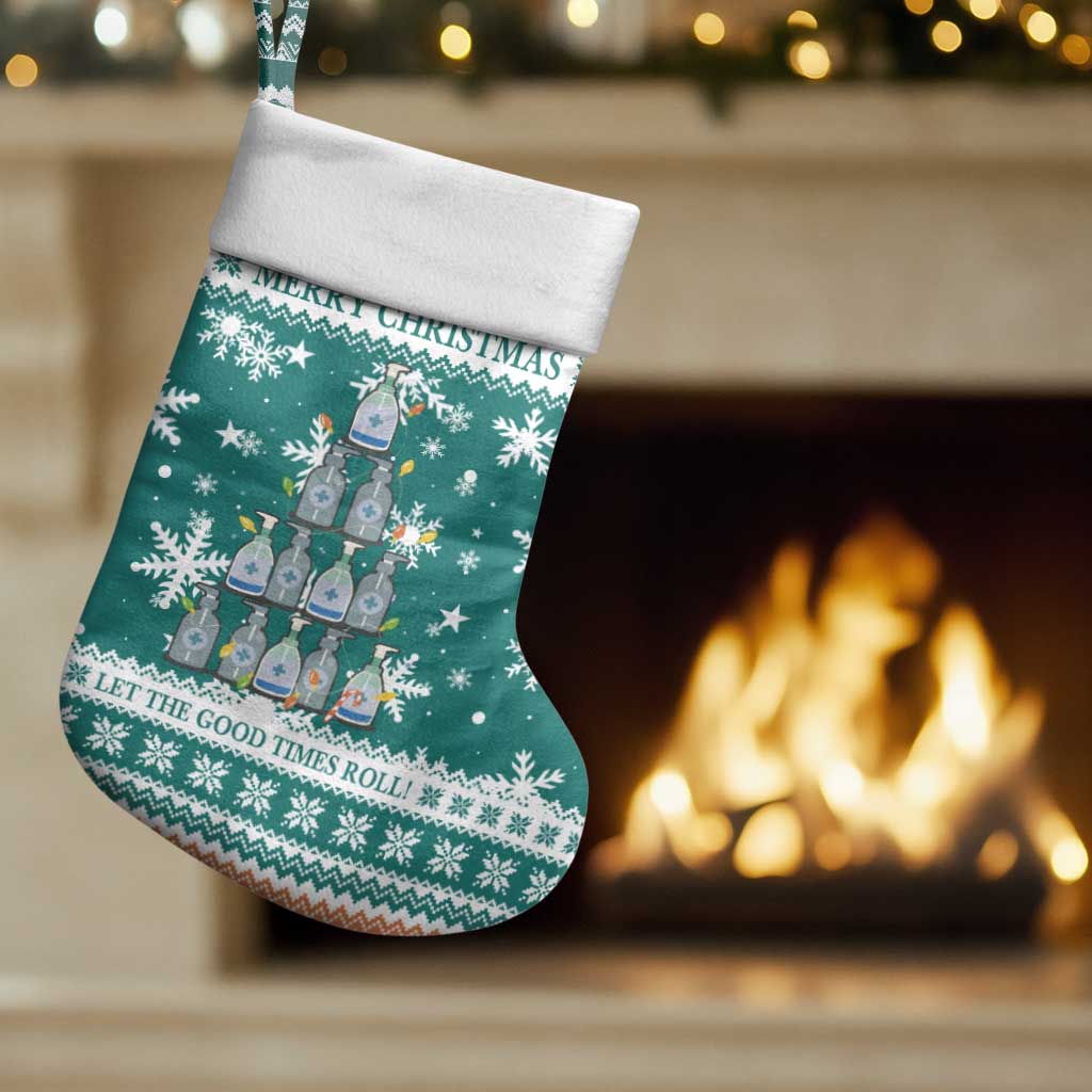 Sanitizer Merry Christmas Stocking Xmas Holiday Patterns - Wonder Print Shop