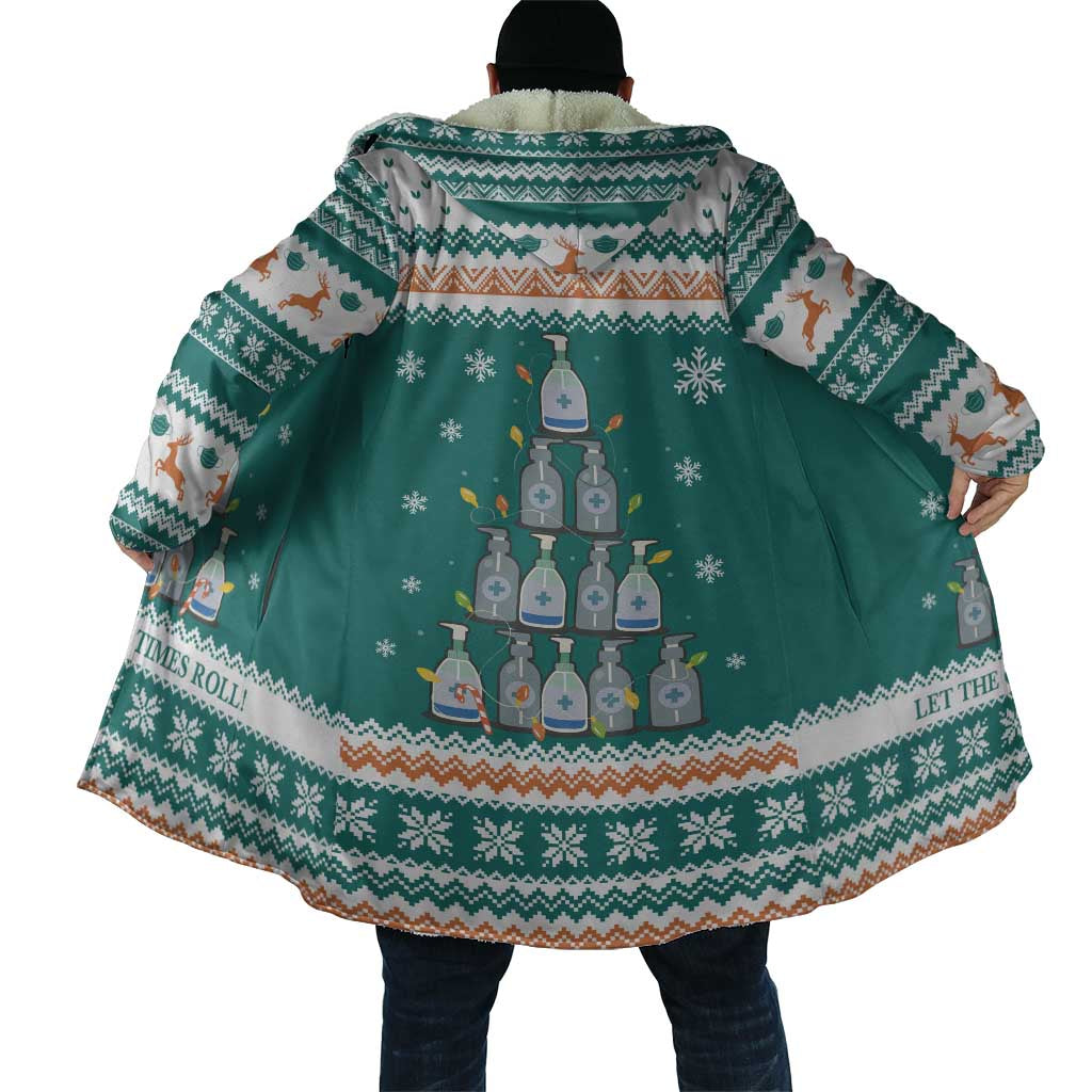 Sanitizer Merry Christmas Cloak Xmas Holiday Patterns - Wonder Print Shop