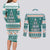 Sanitizer Merry Christmas Couples Matching Long Sleeve Bodycon Dress and Long Sleeve Button Shirt Xmas Holiday Patterns - Wonder Print Shop