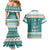 Sanitizer Merry Christmas Couples Matching Mermaid Dress and Hawaiian Shirt Xmas Holiday Patterns - Wonder Print Shop