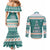Sanitizer Merry Christmas Couples Matching Mermaid Dress and Long Sleeve Button Shirt Xmas Holiday Patterns - Wonder Print Shop