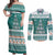 Sanitizer Merry Christmas Couples Matching Off Shoulder Maxi Dress and Long Sleeve Button Shirt Xmas Holiday Patterns - Wonder Print Shop