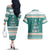 Sanitizer Merry Christmas Couples Matching Off The Shoulder Long Sleeve Dress and Hawaiian Shirt Xmas Holiday Patterns - Wonder Print Shop