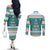 Sanitizer Merry Christmas Couples Matching Off The Shoulder Long Sleeve Dress and Long Sleeve Button Shirt Xmas Holiday Patterns - Wonder Print Shop