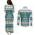 Sanitizer Merry Christmas Couples Matching Puletasi and Long Sleeve Button Shirt Xmas Holiday Patterns - Wonder Print Shop