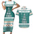 Sanitizer Merry Christmas Couples Matching Short Sleeve Bodycon Dress and Hawaiian Shirt Xmas Holiday Patterns - Wonder Print Shop