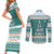 Sanitizer Merry Christmas Couples Matching Short Sleeve Bodycon Dress and Long Sleeve Button Shirt Xmas Holiday Patterns - Wonder Print Shop